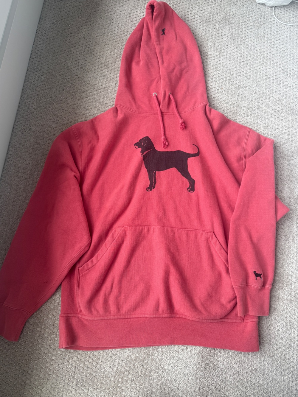 The Black Dog Vintage Heavyweight Pullover Hoodie size XL